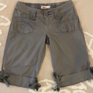 NORI adjustable grey long shorts size 3